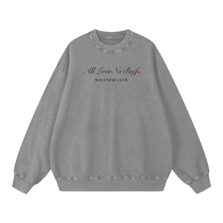 Snow Washed Oversized Sweatshirt