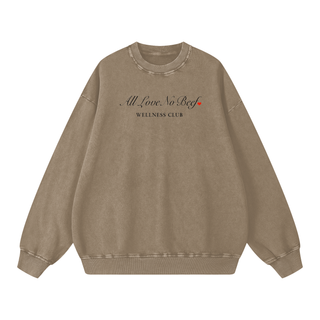 Snow Washed Oversized Sweatshirt