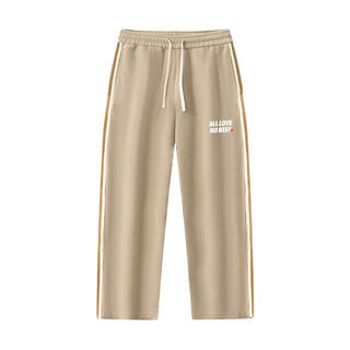 Contrast Side-Stripe Straight-Leg  Pants