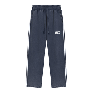 Snow Washed Contrast Tape Sweatpants